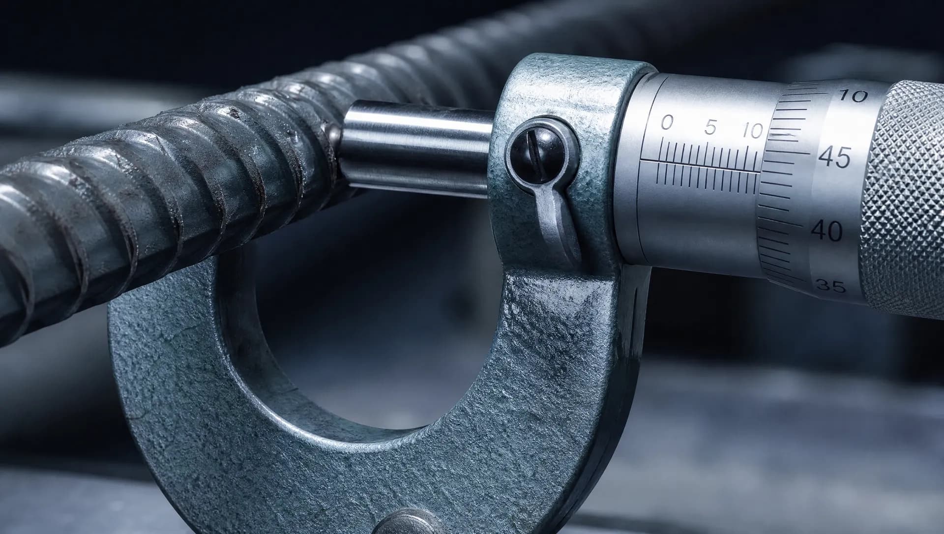 Close-up material inspection